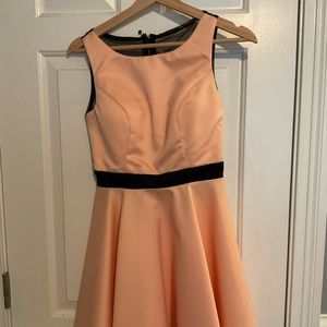 Arden B Size 2 Cocktail Dress in Orange/Black ADORABLE